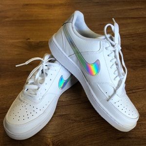 Iridescent Nike Court Vision Sneakers